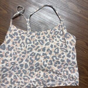 Patterned Women's Top with Adjustable Straps